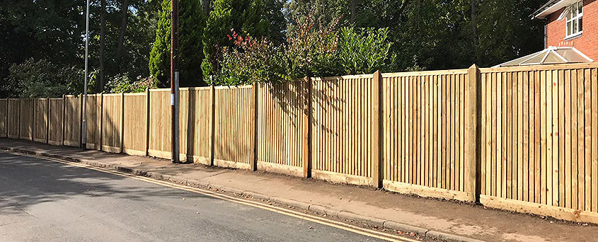 featherboard panels timber post 15 tatton fencing