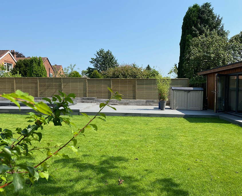 Jacksons venetian fencing in residential Altrincham property